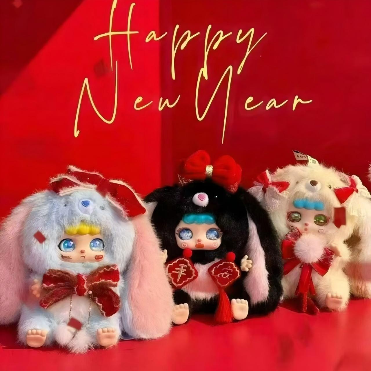 KEBIDOU-Little Cream Puff Rabbit Sauce-New Year Limited Edition Plush Blind Box