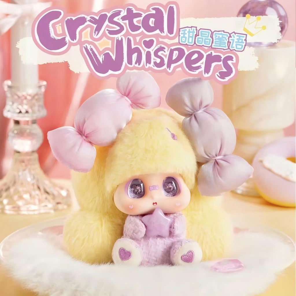 MICOCO&NONO Crystal Whispers Plush Doll Blind Box Keychains & Bag charms